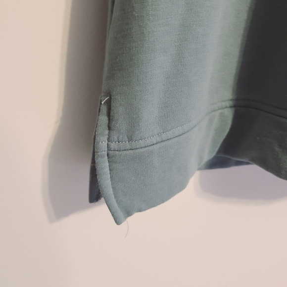 Orvis | Women's Green/Blue V-Neck Dropped Shoulders Sweatshirt (Size XL) - Picture 7 of 12